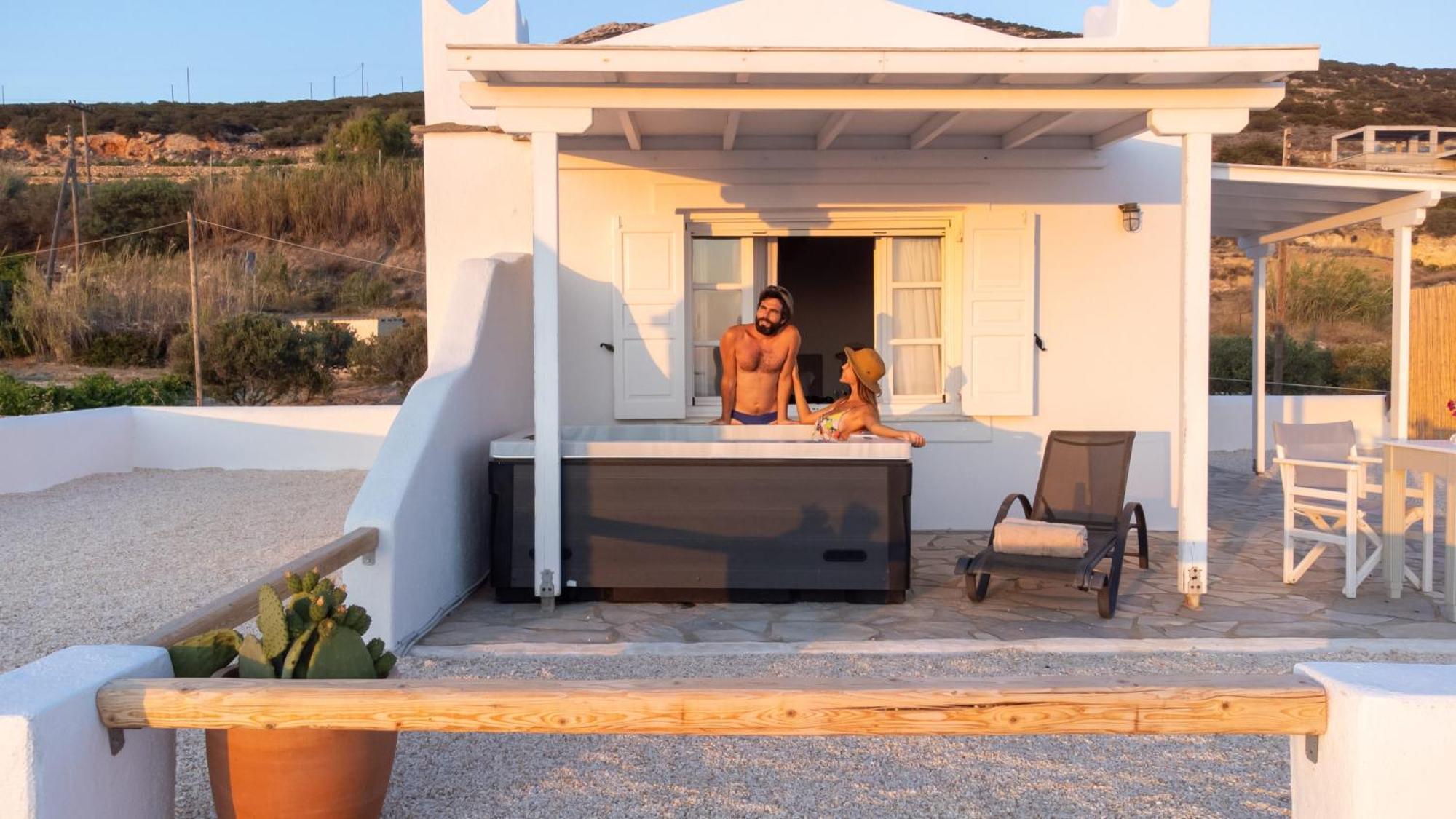 Anthemion Paros - Villas & Suites 阿吉亚艾里尼帕罗 外观 照片